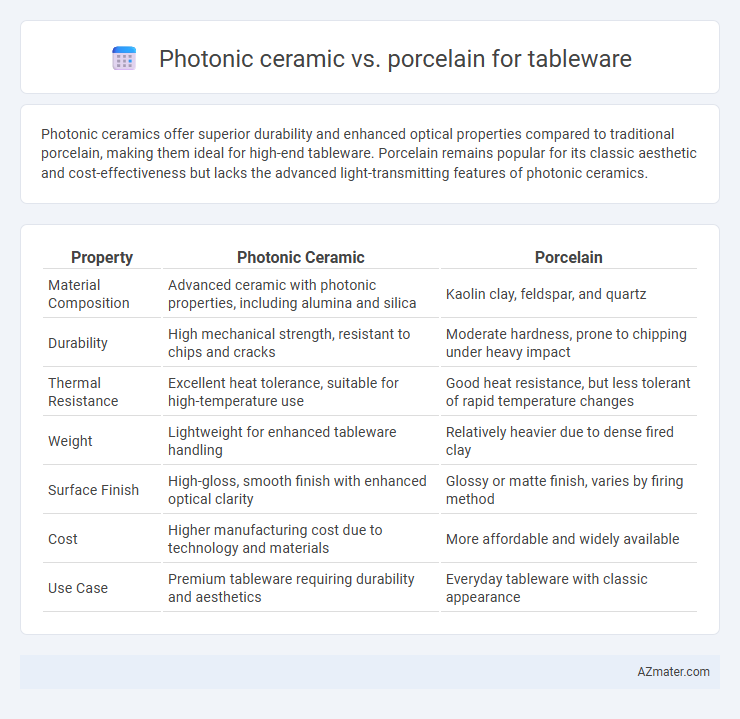 Photonic ceramic vs. porcelain for tableware - What is The Difference?