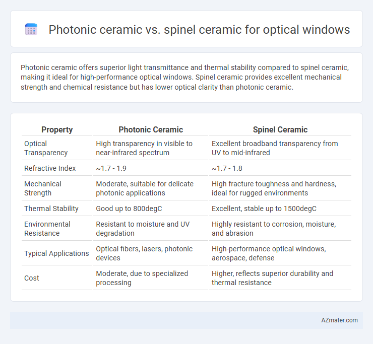 Photonic ceramic vs. spinel ceramic for optical windows - What is The Difference?