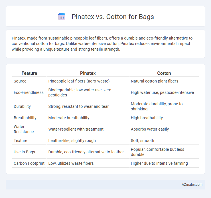 Pinatex vs. Cotton for Bags - What is The Difference?