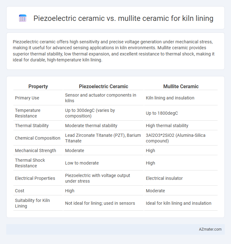Piezoelectric ceramic vs. mullite ceramic for kiln lining - What is The Difference?