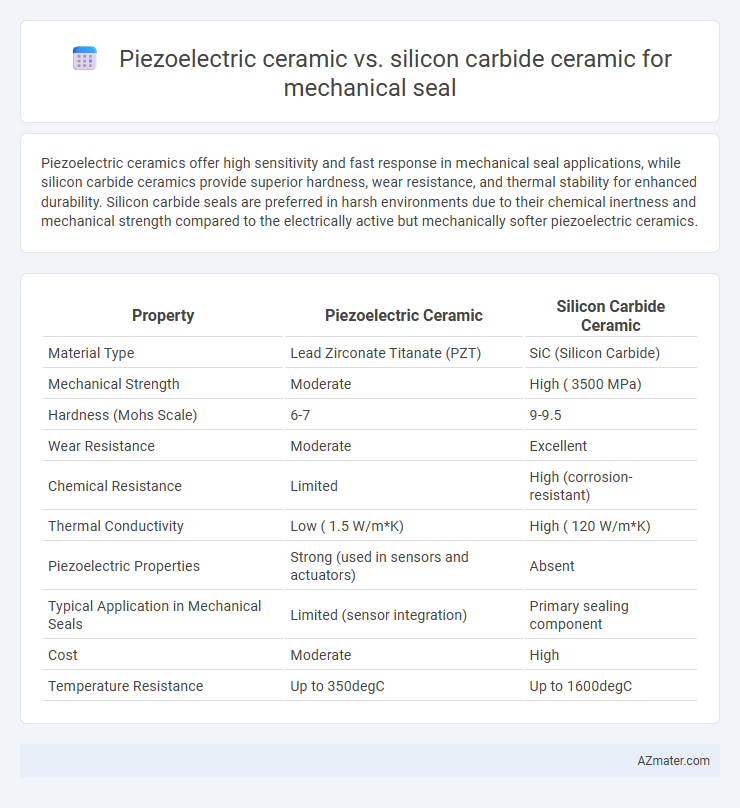 Piezoelectric ceramic vs. silicon carbide ceramic for mechanical seal - What is The Difference?