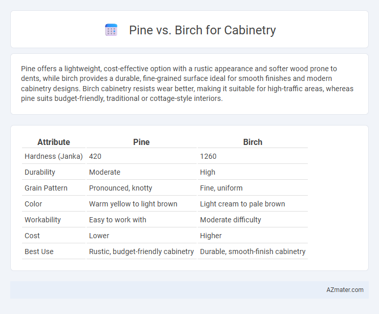 Pine vs. Birch for Cabinetry - What is The Difference?