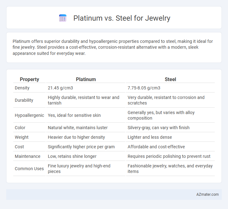 Platinum vs. Steel for Jewelry - What is The Difference?