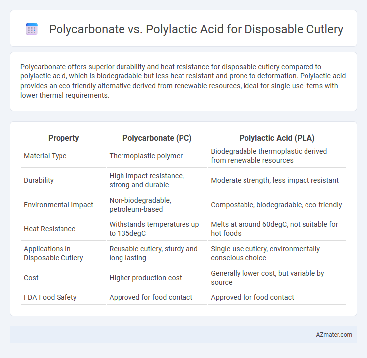 Polycarbonate vs. Polylactic Acid for Disposable Cutlery - What is The Difference?
