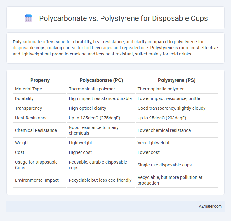 Polycarbonate vs. Polystyrene for Disposable Cups - What is The Difference?