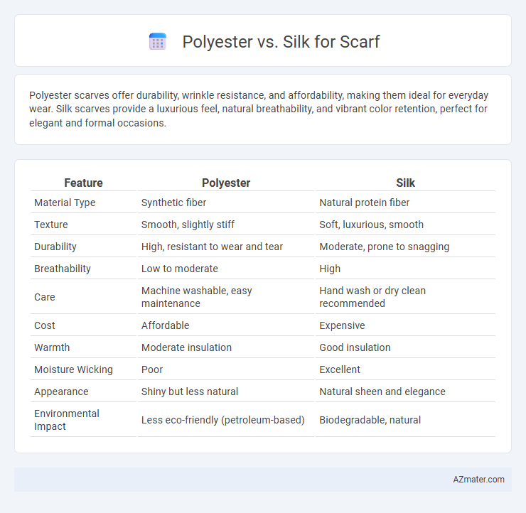 Polyester vs. Silk for Scarf - What is The Difference?