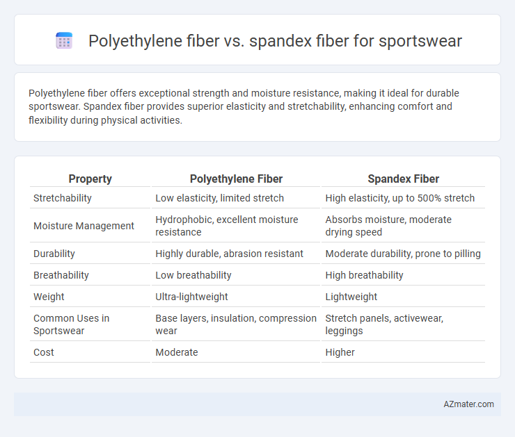 Polyethylene fiber vs. spandex fiber for sportswear - What is The Difference?