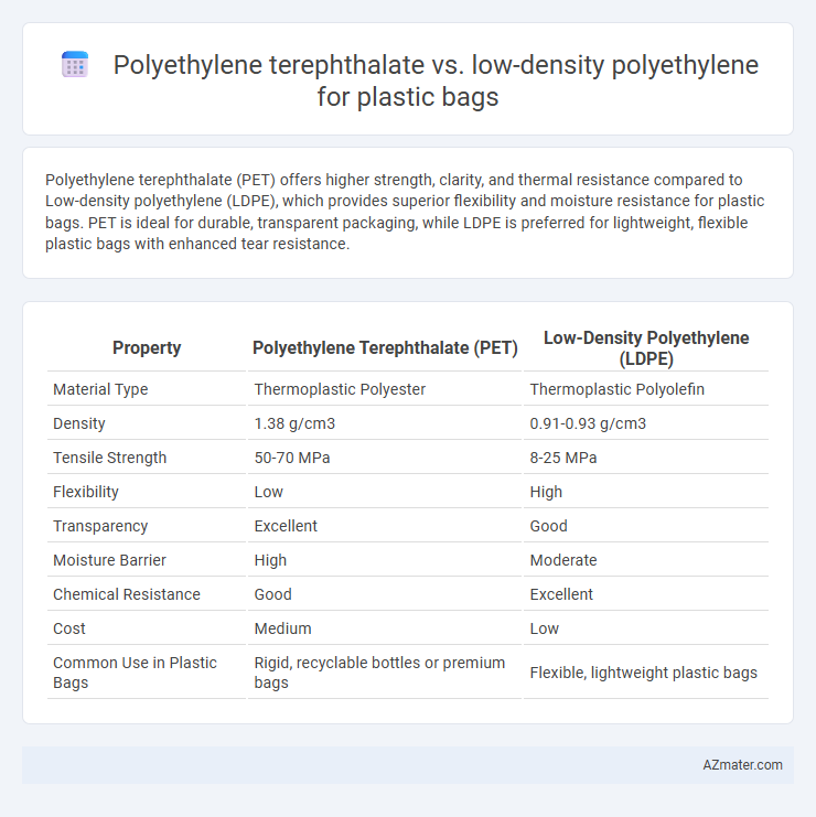 Polyethylene terephthalate vs. low-density polyethylene for plastic bags - What is The Difference?
