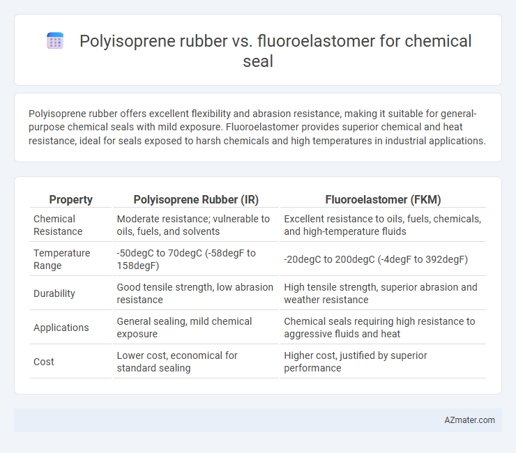 Polyisoprene rubber vs. fluoroelastomer for chemical seal - What is The Difference?