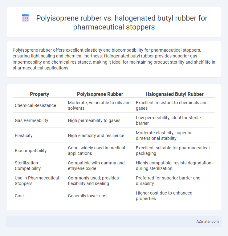 Polyisoprene rubber vs. halogenated butyl rubber for pharmaceutical stoppers - What is The Difference?