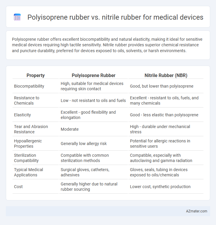 Polyisoprene rubber vs. nitrile rubber for medical devices - What is The Difference?