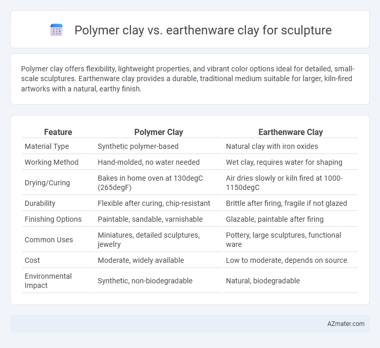 Polymer clay vs. earthenware clay for sculpture - What is The Difference?