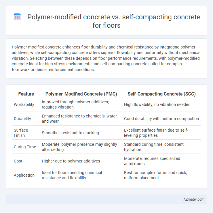 Polymer-modified concrete vs. self-compacting concrete for floors - What is The Difference?
