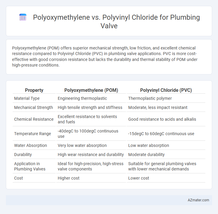 Polyoxymethylene vs. Polyvinyl Chloride for Plumbing Valve - What is The Difference?