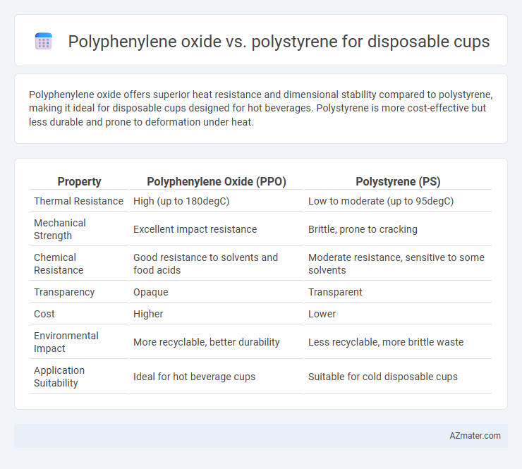 Polyphenylene oxide vs. polystyrene for disposable cups - What is The Difference?