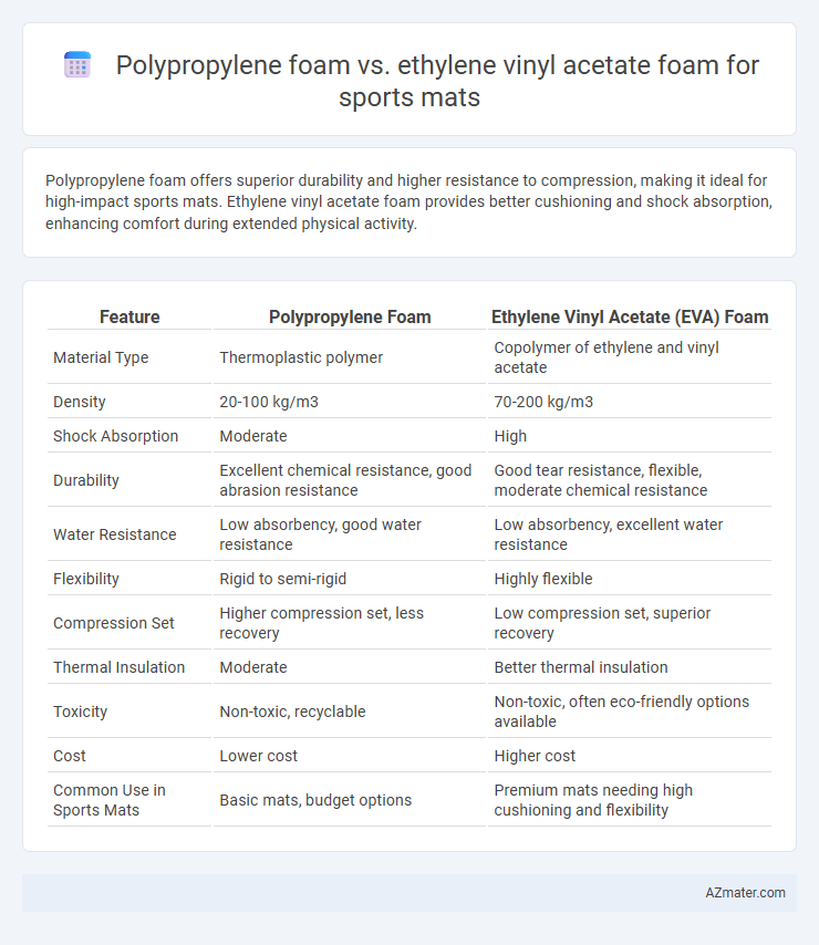 Polypropylene foam vs. ethylene vinyl acetate foam for sports mats - What is The Difference?