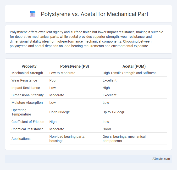 Polystyrene vs. Acetal for Mechanical Part - What is The Difference?