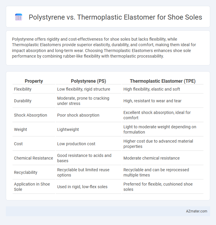 Polystyrene vs. Thermoplastic Elastomer for Shoe Soles - What is The Difference?