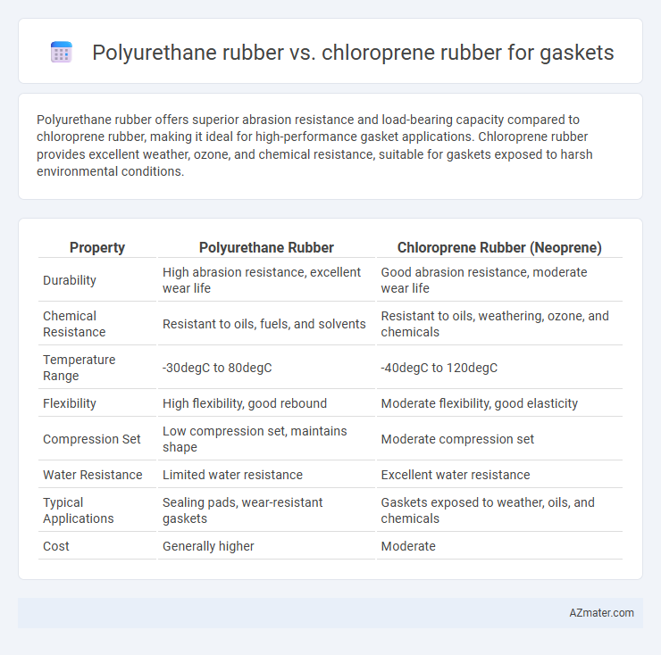 Polyurethane rubber vs. chloroprene rubber for gaskets - What is The Difference?