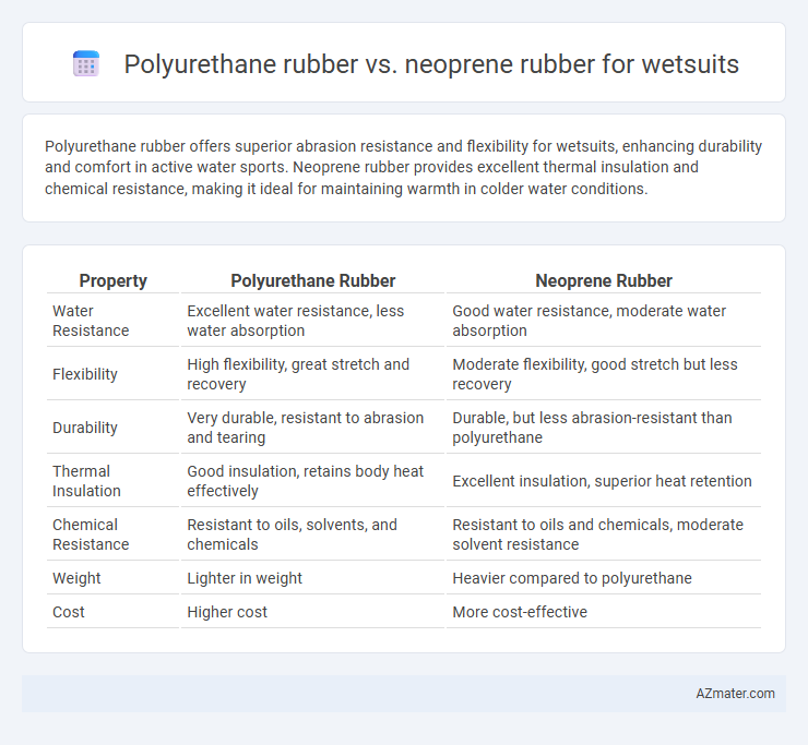 Polyurethane rubber vs. neoprene rubber for wetsuits - What is The Difference?