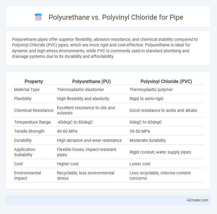 Polyurethane vs. Polyvinyl Chloride for Pipe - What is The Difference?
