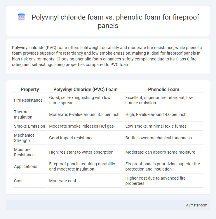Polyvinyl chloride foam vs. phenolic foam for fireproof panels - What is The Difference?