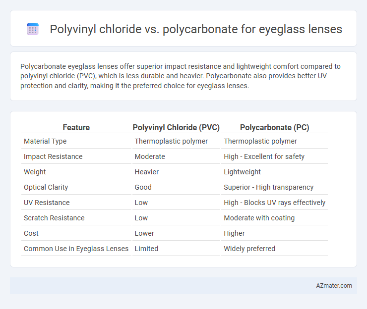 Polyvinyl chloride vs. polycarbonate for eyeglass lenses - What is The Difference?