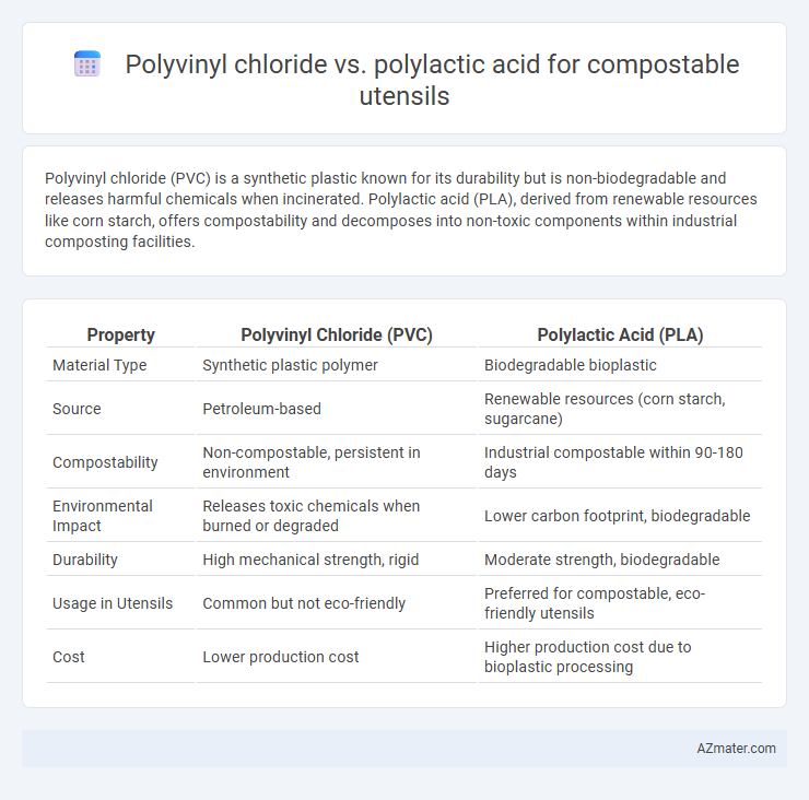 Polyvinyl chloride vs. polylactic acid for compostable utensils - What is The Difference?
