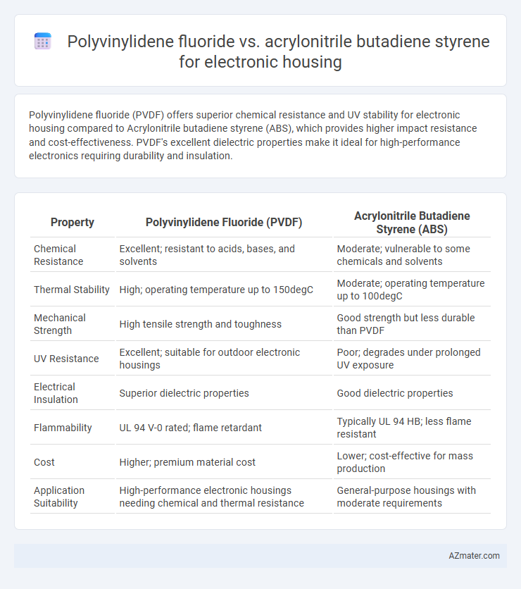 Polyvinylidene fluoride vs. acrylonitrile butadiene styrene for electronic housing - What is The Difference?