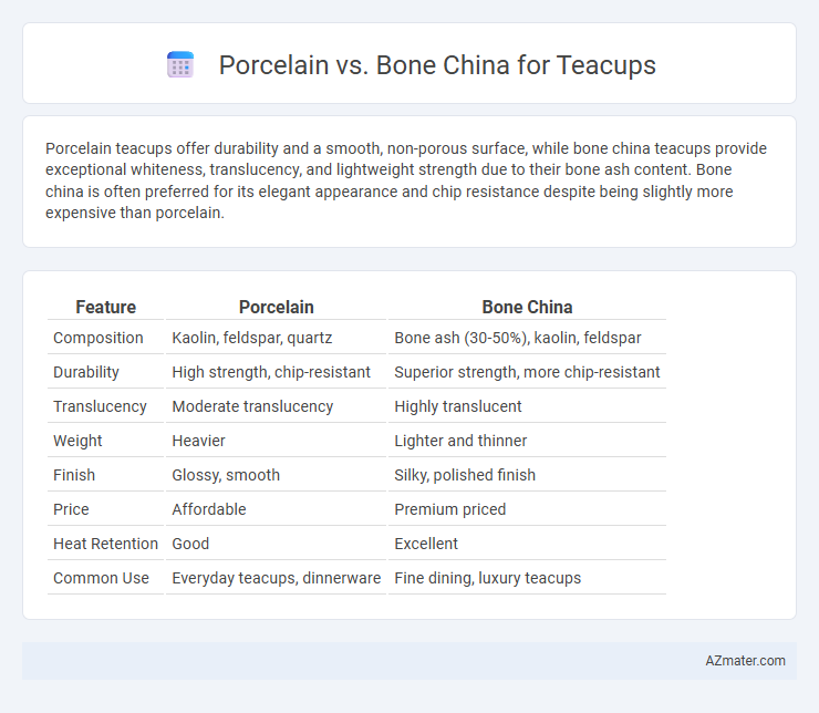 Porcelain vs. Bone China for Teacups - What is The Difference?