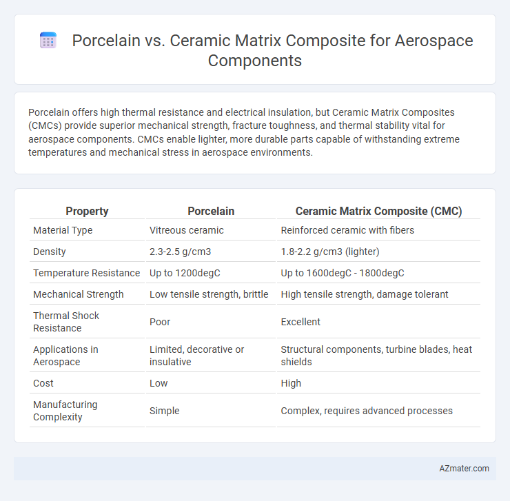 Porcelain vs. Ceramic Matrix Composite for Aerospace Components - What is The Difference?