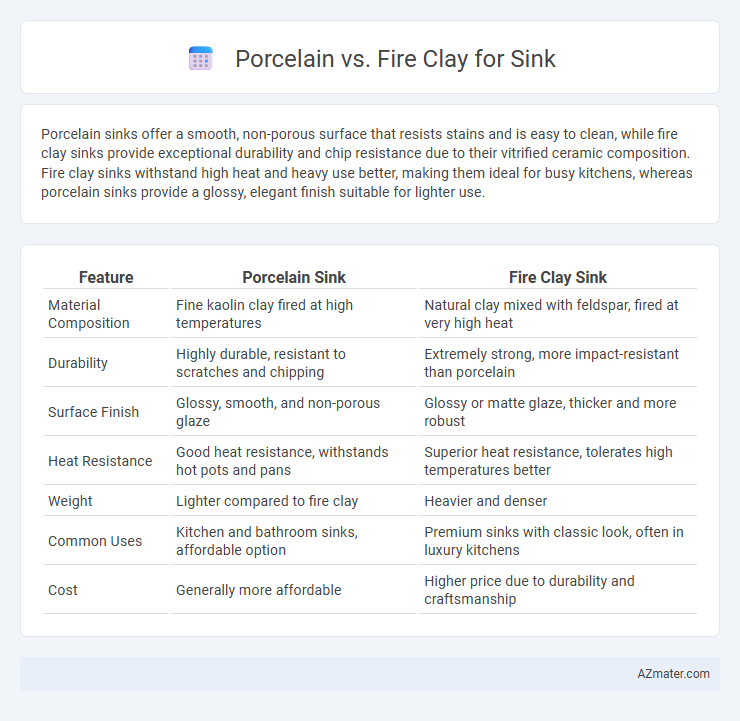 Porcelain vs. Fire Clay for Sink - What is The Difference?