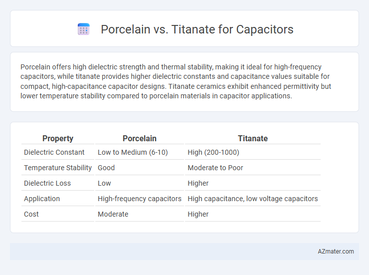 Porcelain vs. Titanate for Capacitors - What is The Difference?