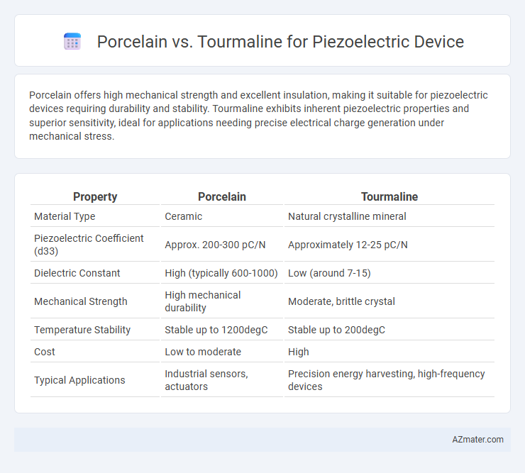Porcelain vs. Tourmaline for Piezoelectric Device - What is The Difference?