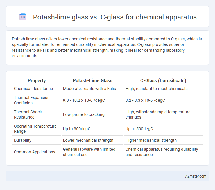 Potash-lime glass vs. C-glass for chemical apparatus - What is The Difference?