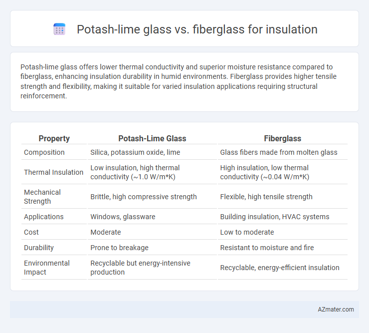 Potash-lime glass vs. fiberglass for insulation - What is The Difference?
