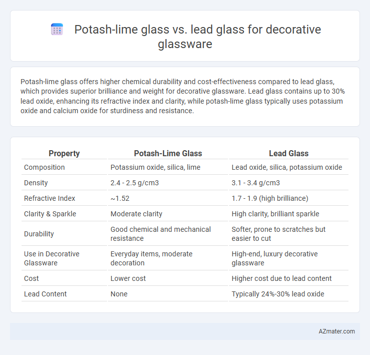 Potash-lime glass vs. lead glass for decorative glassware - What is The Difference?