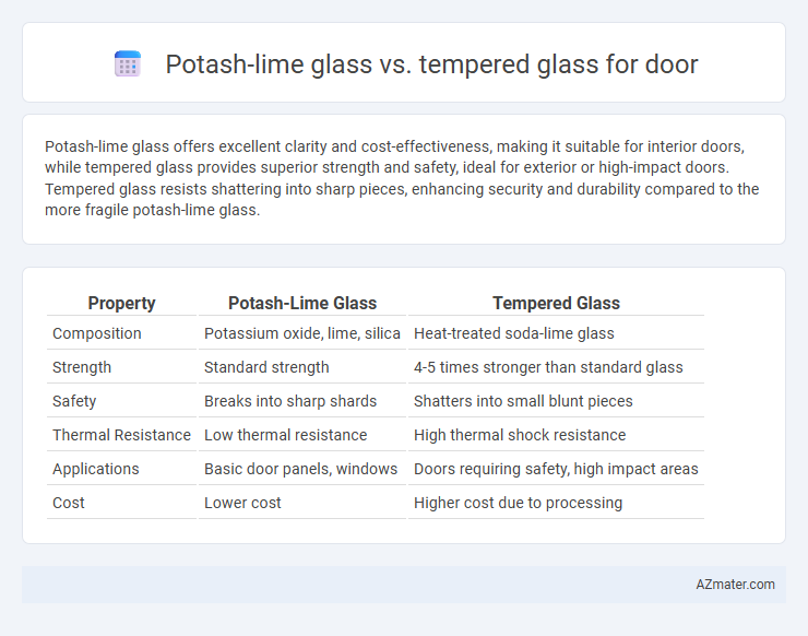 Potash-lime glass vs. tempered glass for door - What is The Difference?