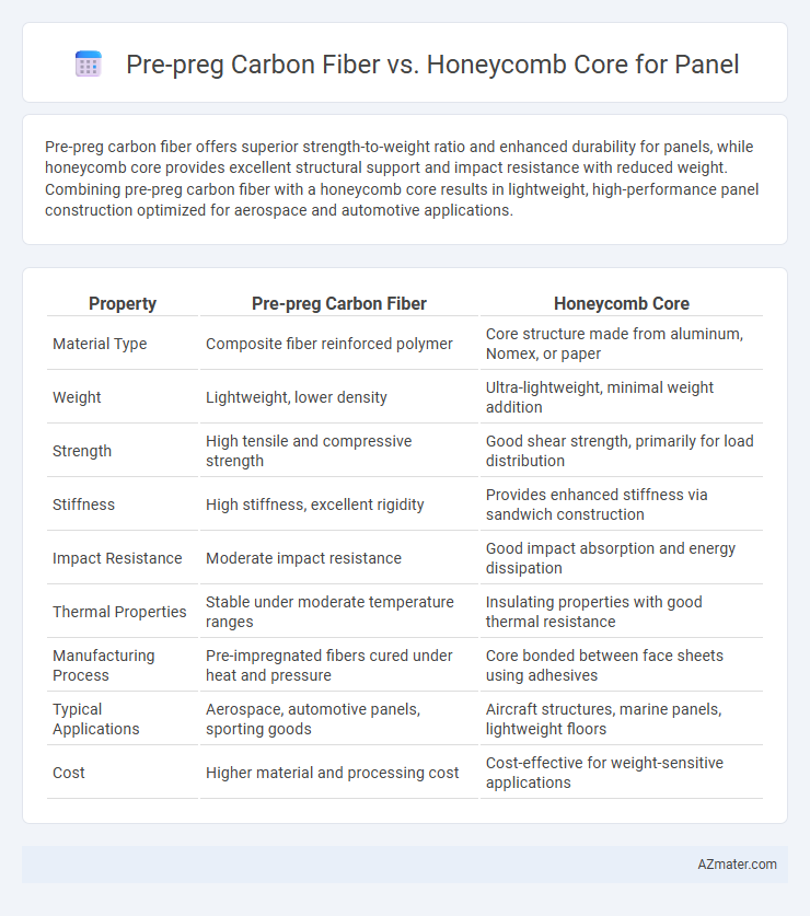Pre-preg Carbon Fiber vs. Honeycomb Core for Panel - What is The Difference?