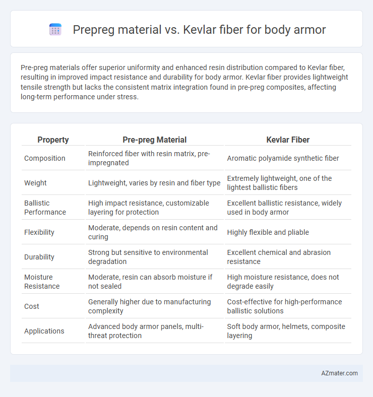 Prepreg material vs. Kevlar fiber for body armor - What is The Difference?
