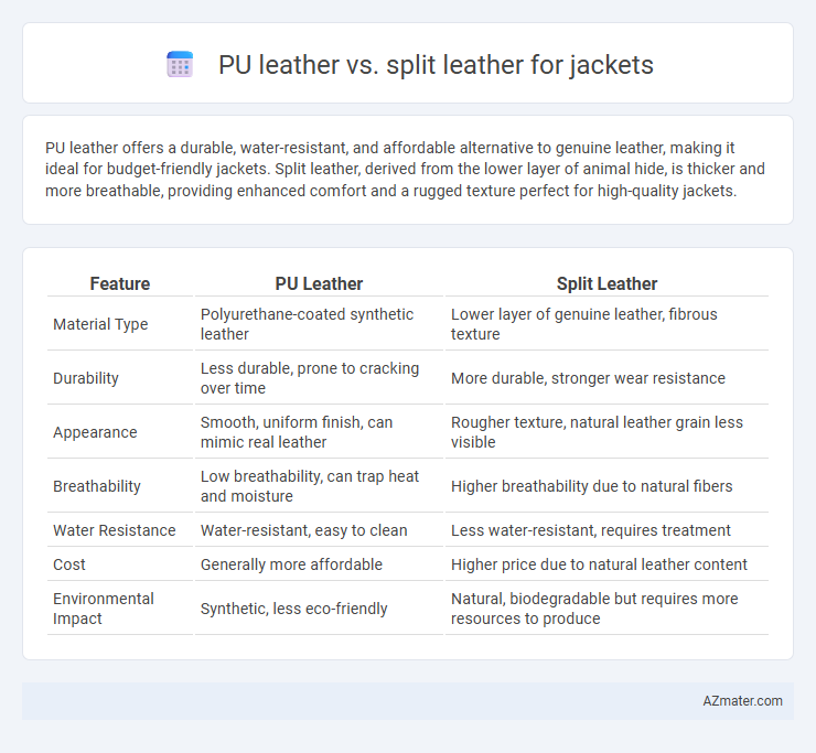 PU leather vs. split leather for jackets - What is The Difference?