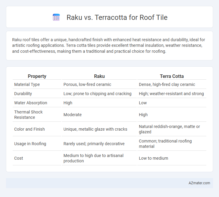 Raku vs. Terracotta for Roof Tile - What is The Difference?