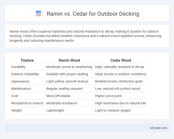 Ramin vs. Cedar for Outdoor Decking - What is The Difference?