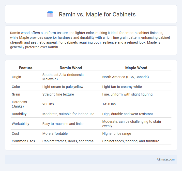 Ramin vs. Maple for Cabinets - What is The Difference?