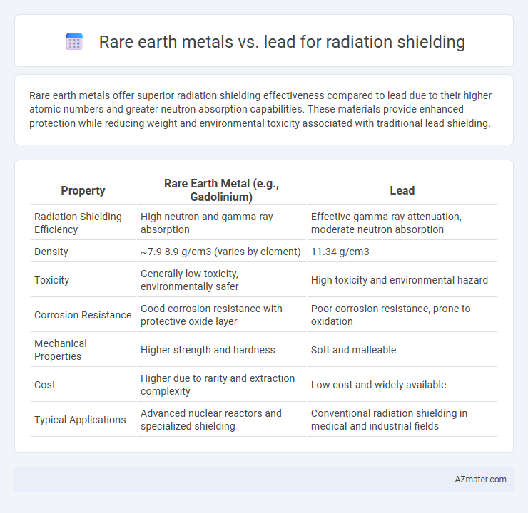 Rare earth metals vs. lead for radiation shielding - What is The Difference?