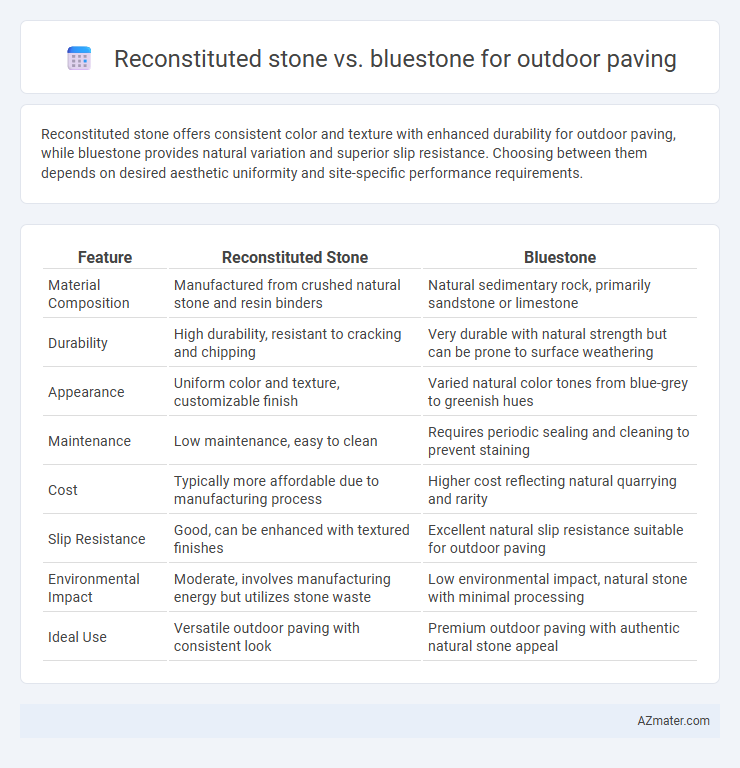 Reconstituted stone vs. bluestone for outdoor paving - What is The Difference?