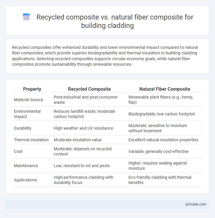 Recycled composite vs. natural fiber composite for building cladding - What is The Difference?