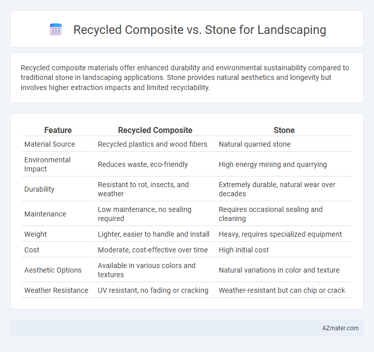 Recycled Composite vs. Stone for Landscaping - What is The Difference?