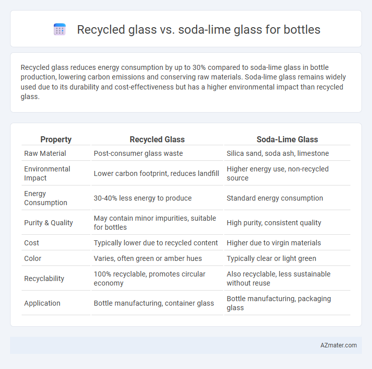 Recycled glass vs. soda-lime glass for bottles - What is The Difference?