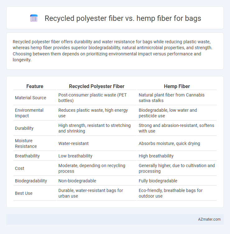Recycled polyester fiber vs. hemp fiber for bags - What is The Difference?